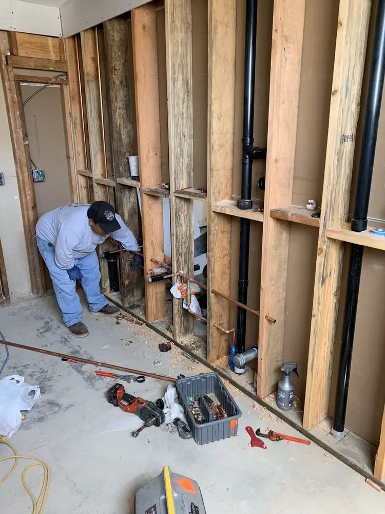 Commercial rough-in plumbing for Gas Line Repair in Buffalo Grove